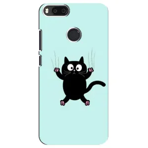 Силиконовый чехол с котиком для Xiaomi Mi A1/ Mi 5X (Падающий кот)