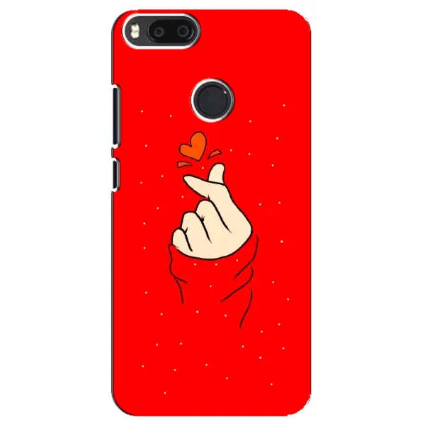 Чехол с рисунком «Сердце на красном» для Xiaomi Mi A1 / Mi 5X Чехол с рисунком «Сердце на красном» для Xiaomi Mi A1 / Mi 5X