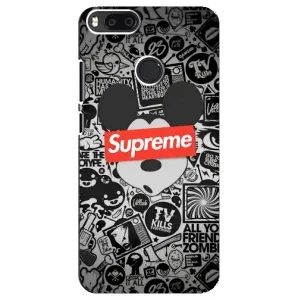 Чехол с Брендами одежды на Редми Мі А1 (Supreme Маус)