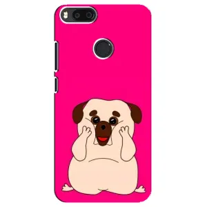 Чехол (ТПУ) Милые собачки для Xiaomi Mi A1/ Mi 5X (Веселый Мопсик)