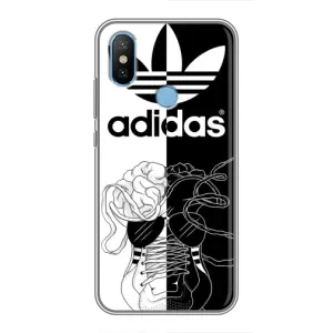 Чохол с стилі "Адідас" для Сяомі Мі6Х (Adidas шнурки)