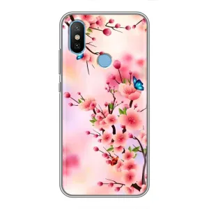 Чохол з картинкою Сакури на Xiaomi Mi6X (Метелики на сакурі)