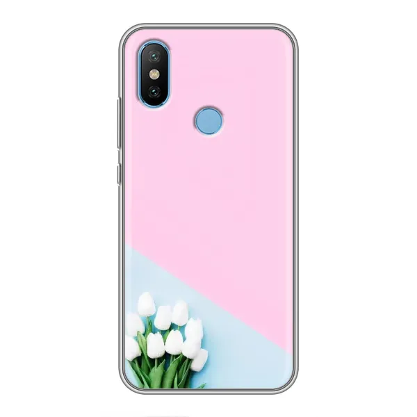 Чехол с рисунком «Белые тюльпаны» для Xiaomi Mi6X Чехол с рисунком «Белые тюльпаны» для Xiaomi Mi6X