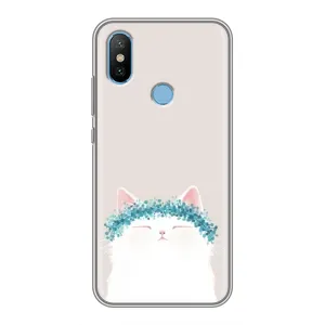Чохол на тематику: Коти для Xiaomi Mi6X (Білий котик)