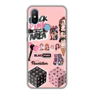 Чехлы с картинкой для Xiaomi Mi6X (BLACK PINK коллаж)