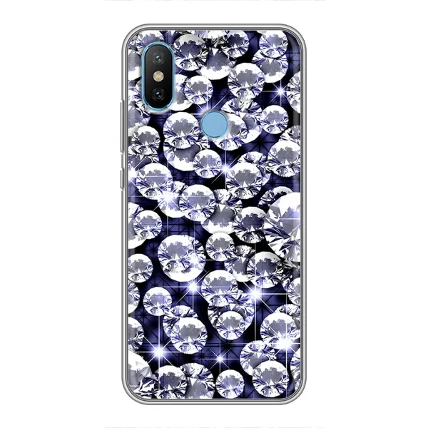 Чехол с рисунком «Бриллианты» для Xiaomi Mi6X