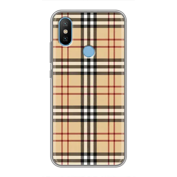 Чехол с рисунком «Burberry стиль» для Xiaomi Mi6X Чехол с рисунком «Burberry стиль» для Xiaomi Mi6X