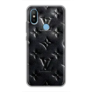 Текстурний Чохол Louis Vuitton для Сяомі Мі6Х (Чорний ЛВ)