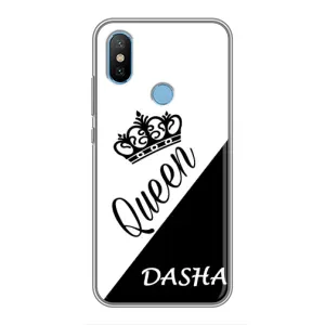 Іменні Жіночі Чохли для Xiaomi Mi6X (DASHA)