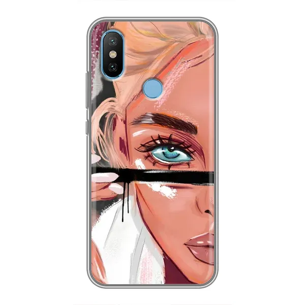 Чехол с рисунком «Девушка и ресницы» для Xiaomi Mi6X