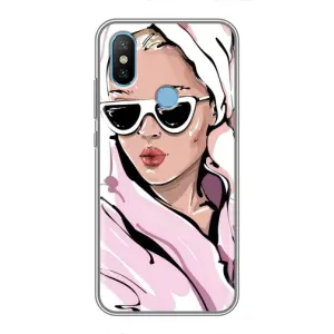 Чохол з картинкою Модні Дівчата Xiaomi Mi6X (Дівчина в халаті)