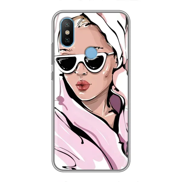 Чехол с рисунком «Девушка в халате» для Xiaomi Mi6X
