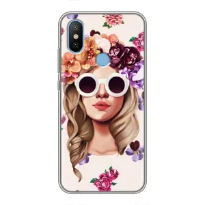 Чохол з картинкою Модні Дівчата Xiaomi Mi6X (Дівчина в окулярах)