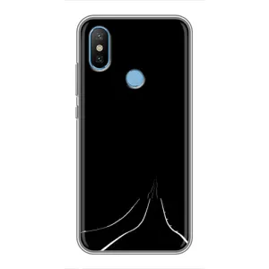 Чехол с картинками на черном фоне для Xiaomi Mi6X (Дорога)