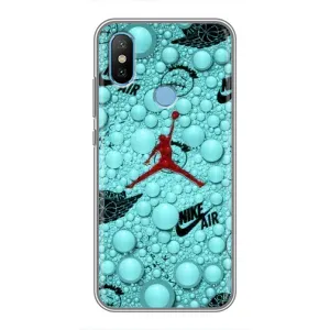 Силіконовый Чохол Nike Air Jordan на Сяомі Мі6Х (Джордан Найк)