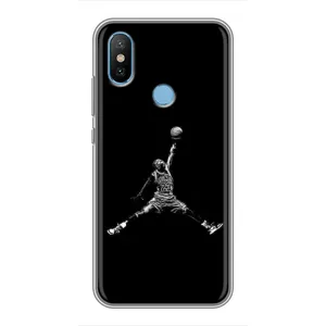 Силіконовый Чохол Nike Air Jordan на Сяомі Мі6Х (Джордан)