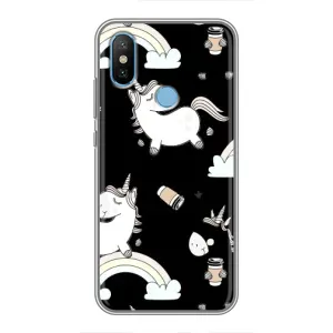 Чохол Unicorn на Xiaomi Mi6X (Єдинорог з кавою)