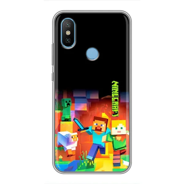 Чехол с рисунком «Герой Майнкрафт» для Xiaomi Mi6X Чехол с рисунком «Герой Майнкрафт» для Xiaomi Mi6X