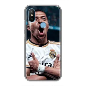 Чохол (TPU) з Футболістом на Xiaomi Mi6X (Гол Мбаппе)