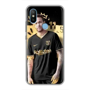 Силіконовий Чохол для Xiaomi Mi6X (Gold Neymar)
