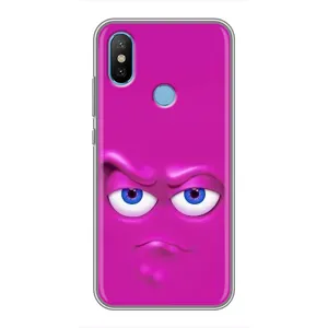Силиконовые Чехлы (смешные стикеры) для Xiaomi Mi6X (Хитрая мордочка)