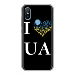Силиконовый Чехол на Xiaomi Mi6X (Я-Украина) (I Love UA)