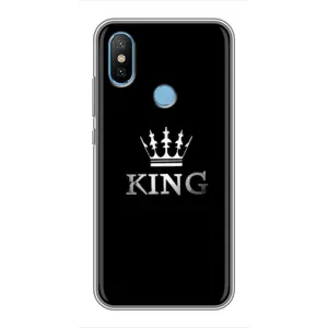 Чохол (Корона на чорному фоні) для Сяомі Мі6Х (KING)