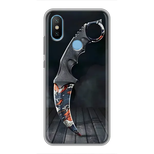 Чехол с рисунком «Кинжал КС ГО» для Xiaomi Mi6X Чехол с рисунком «Кинжал КС ГО» для Xiaomi Mi6X