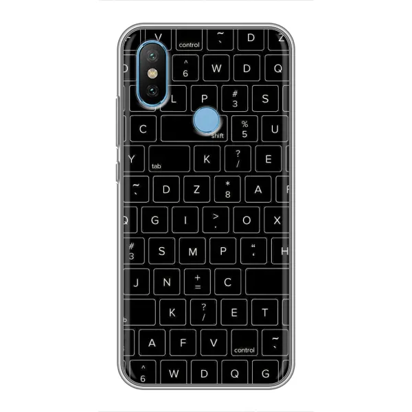 Чехол с рисунком «Клавиатура» для Xiaomi Mi6X Чехол с рисунком «Клавиатура» для Xiaomi Mi6X
