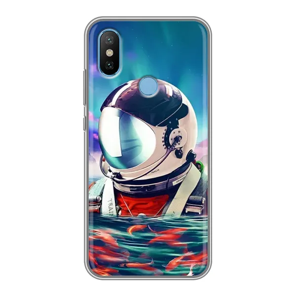 Чехол с рисунком «Космонавт в воде» для Xiaomi Mi6X Чехол с рисунком «Космонавт в воде» для Xiaomi Mi6X