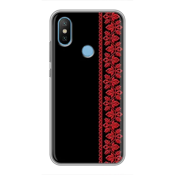 Чехол с рисунком «Красная Вышиванка» для Xiaomi Mi6X Чехол с рисунком «Красная Вышиванка» для Xiaomi Mi6X
