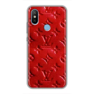 Текстурний Чохол Louis Vuitton для Сяомі Мі6Х (Червоний ЛВ)