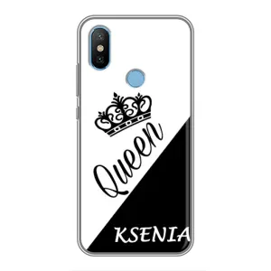 Іменні Жіночі Чохли для Xiaomi Mi6X (KSENIA)