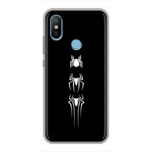 Чехол Супергерой Человека Паука на Xiaomi Mi6X (Лого паука)