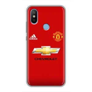 Силиконовые Чехлы принт Футбол на Xiaomi Mi6X (Man United)