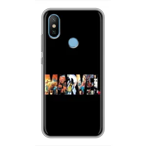 Силиконовый Чехол для Xiaomi Mi6X (MARVEL)