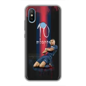 Чохол (TPU) з Футболістом на Xiaomi Mi6X (MBAPPE 10)