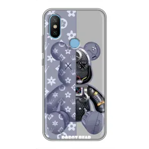 Силіконовий чохол для Xiaomi Mi6X (Ведмідь Louis Vuitton)