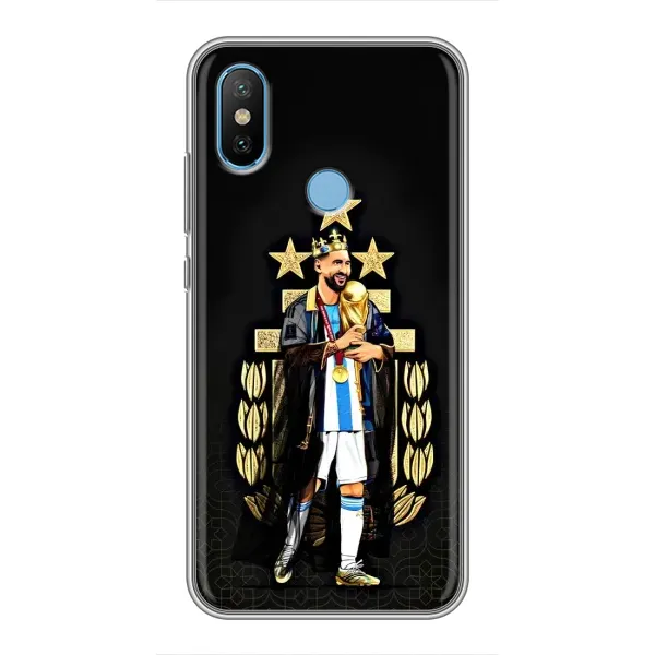 Чехол с рисунком «Месси король» для Xiaomi Mi6X