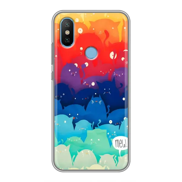 Чехол с рисунком «Mew» для Xiaomi Mi6X Чехол с рисунком «Mew» для Xiaomi Mi6X