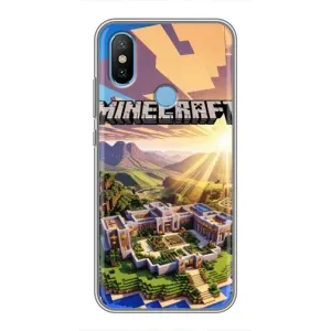 Чехол майнкрафт для Xiaomi Mi6X (MINECRAFT)