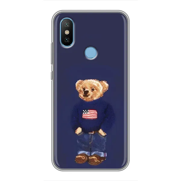Чехол с рисунком «Мишка USA» для Xiaomi Mi6X