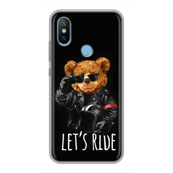 Чехол с рисунком «Модный Мишка» для Xiaomi Mi6X