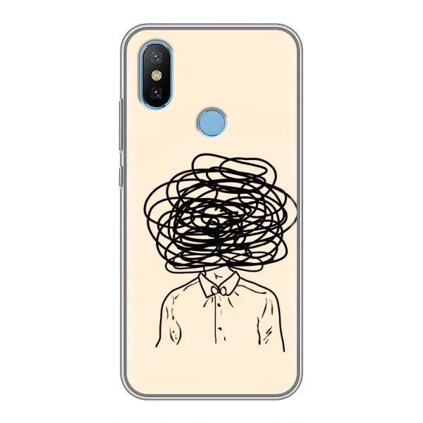 Чехол с рисунком «Мысли» для Xiaomi Mi6X