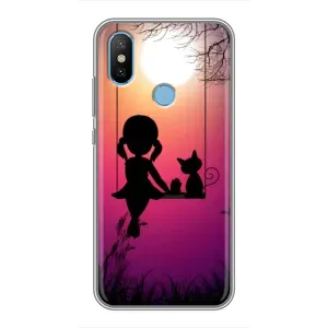 Дівчачий Чохол для Xiaomi Mi6X (На гойдалці)