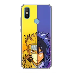 Купить Чохли на телефон з принтом Anime для Xiaomi Mi6X (Naruto Vs Sasuke)