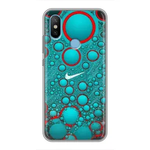 Силіконовый Чохол на Xiaomi Mi6X з картинкою НАЙК (Найк зелений)