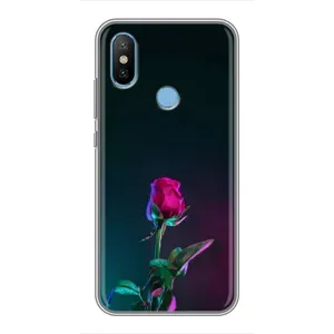 Чохли з принтом Троянд для Xiaomi Mi6X (Нічна троянда)