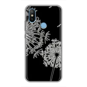 Силіконовий Чохол з кульбабками на Xiaomi Mi6X (Кульбаба)