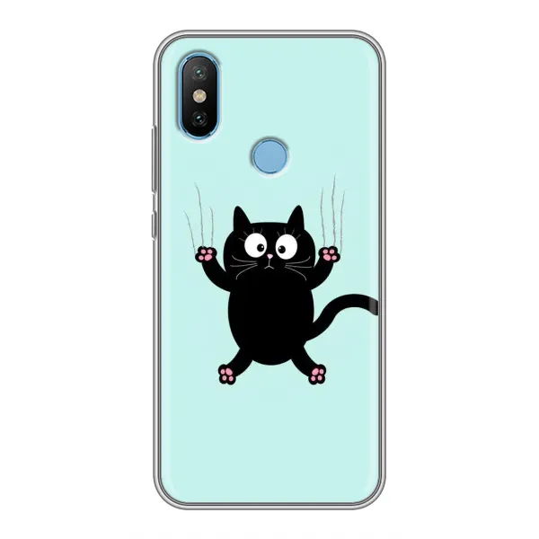 Чехол с рисунком «Падающий кот» для Xiaomi Mi6X Чехол с рисунком «Падающий кот» для Xiaomi Mi6X